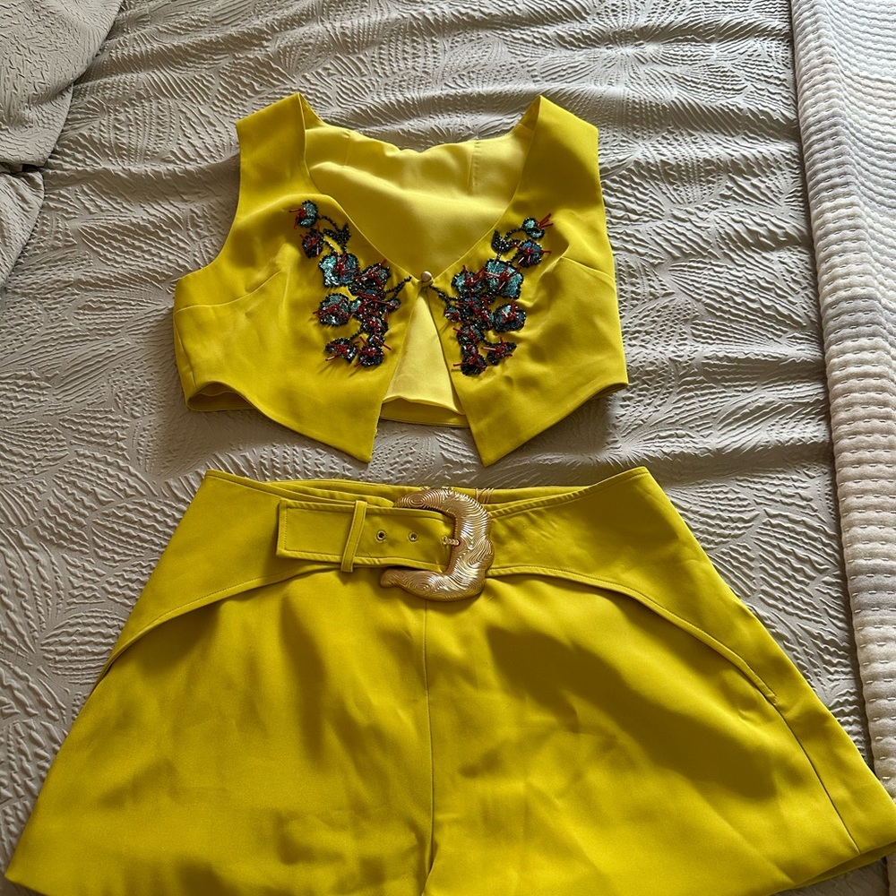 Cult Gaia  top and shorts set- NEW WITH TAGS